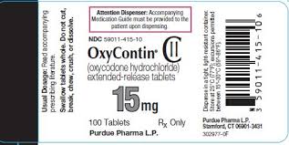 Oxycontin OP 15mg