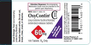 Oxycontin OP 60mg