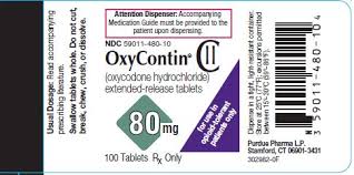 Oxycontin OP 80mg