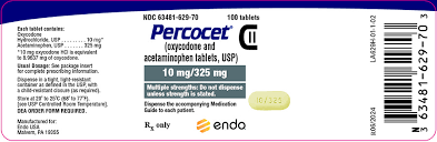 Percocet 10/325mg