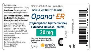 Opana ER 20mg